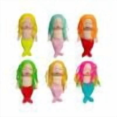 Ugly Mermaid Doll Squishy, Slow Rise Rubber Fidget for Anxiety Relief and Desk Calming,Anxiety Relief Fidget, Soft Squeeze Decompression Dough