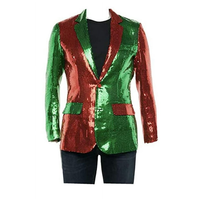 Sequin top christmas blazer