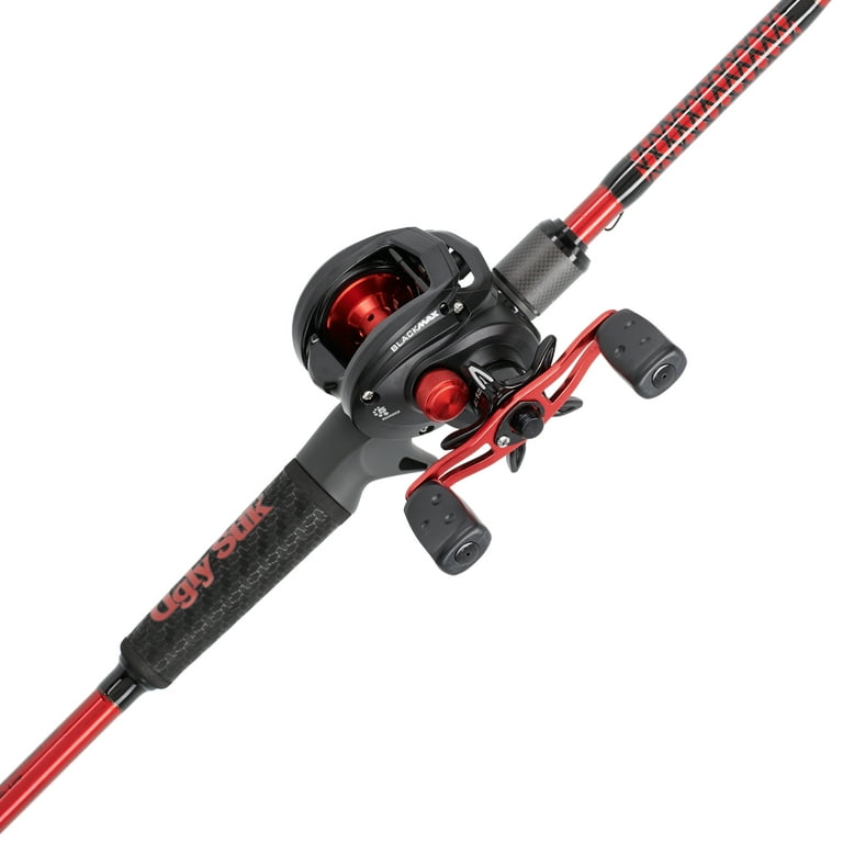 Ugly Stik 6'6” Carbon Baitcast Fishing Rod and Reel Casting Combo - Walmart .com