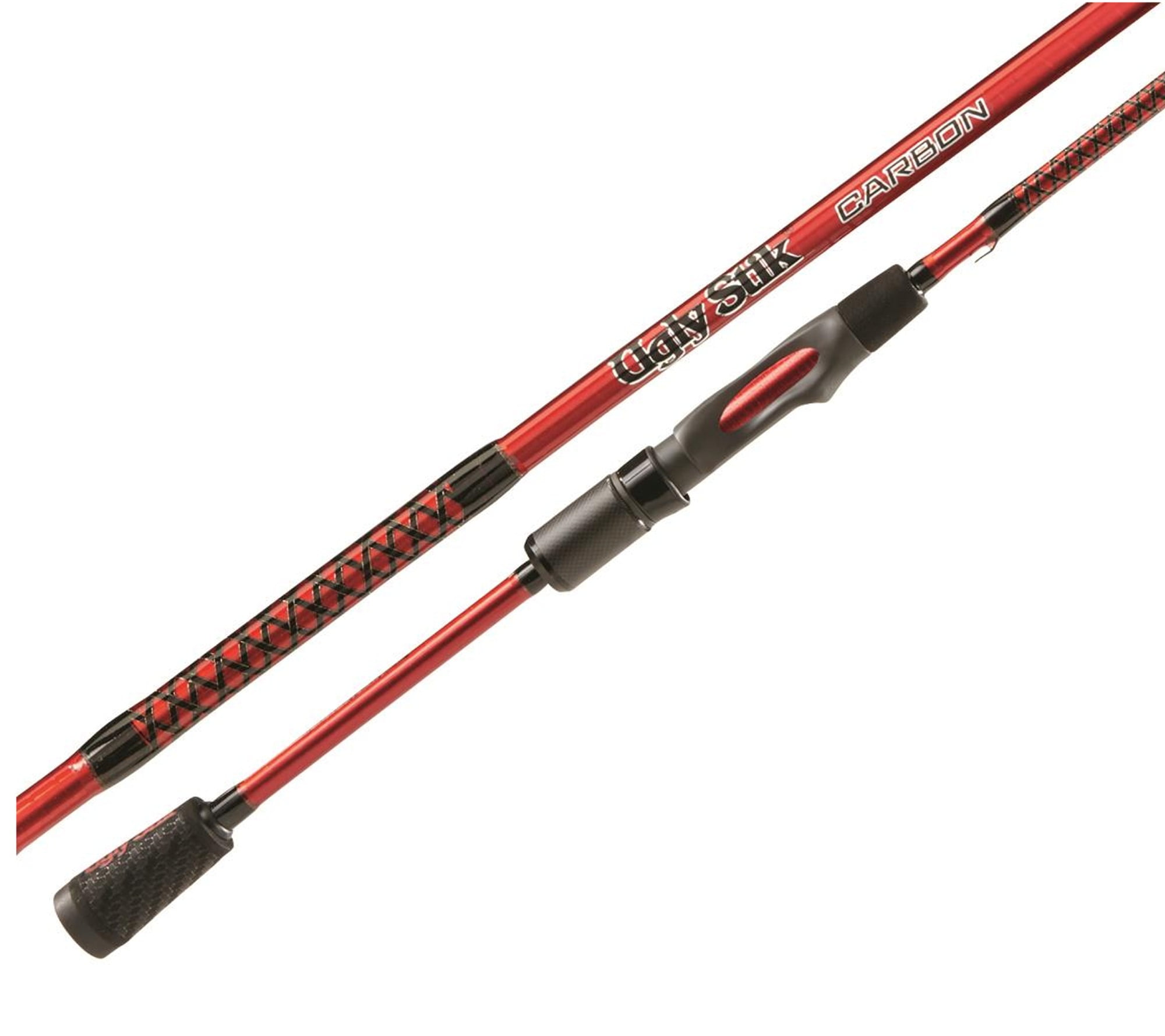 Ugly Stik 6’6” Carbon Spinning Rod, Two Piece Spinning Rod