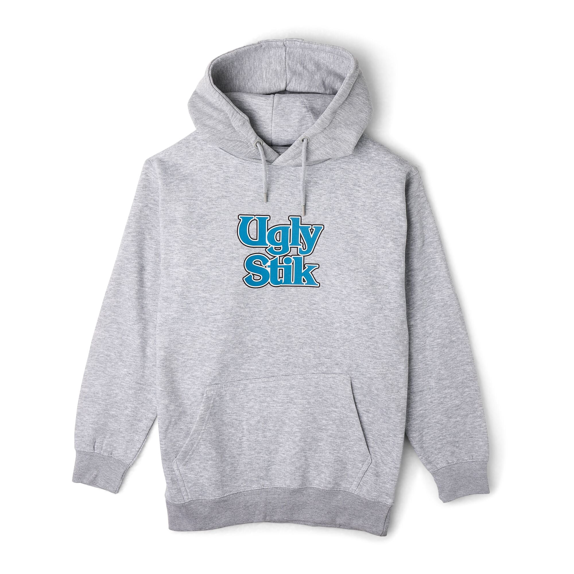 Ugly Stik Logo Women's Pullover Hoodie, Grey, Size XS