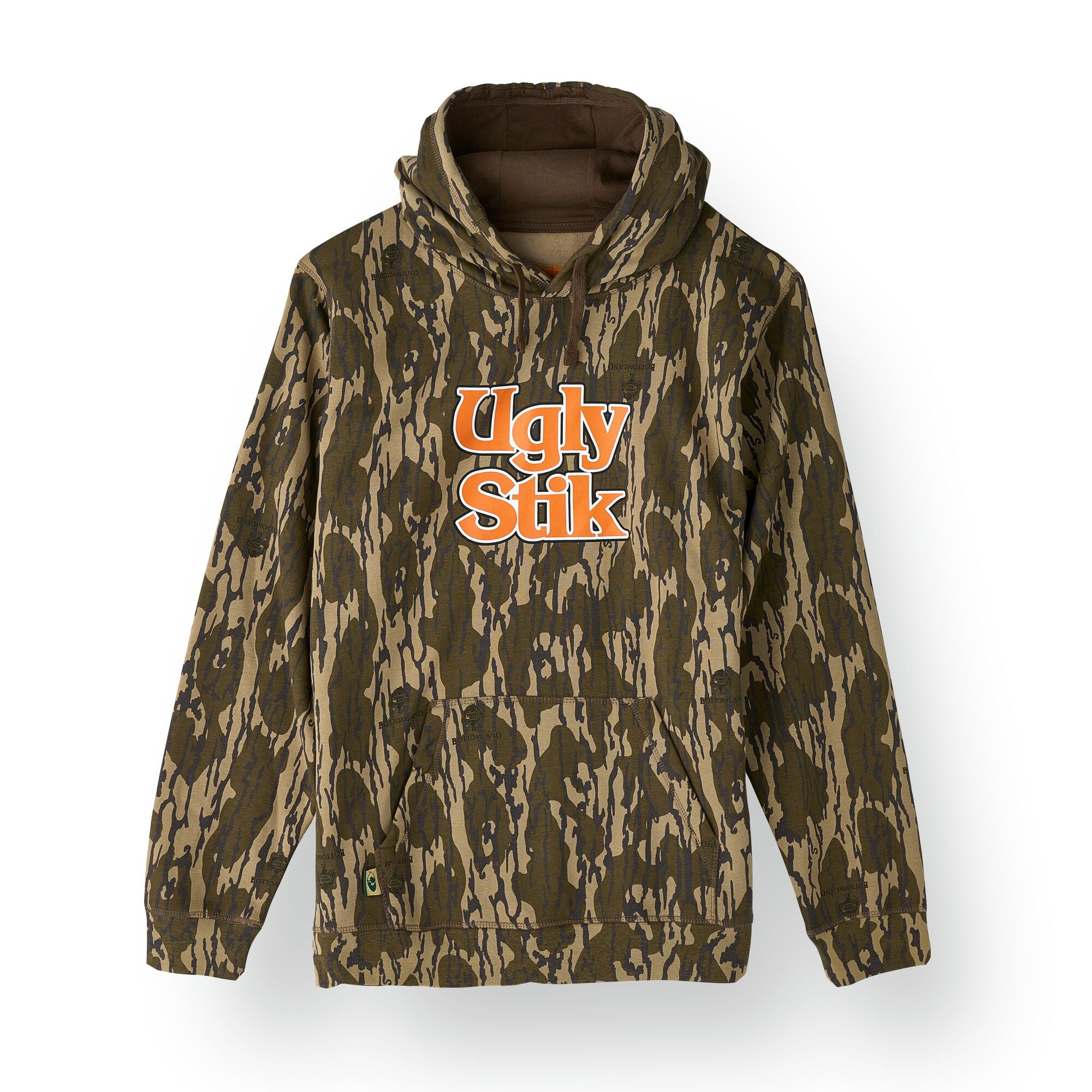 Ugly Stik Mossy Oak® Logo Pullover Hoodie, Bottomland, Size L