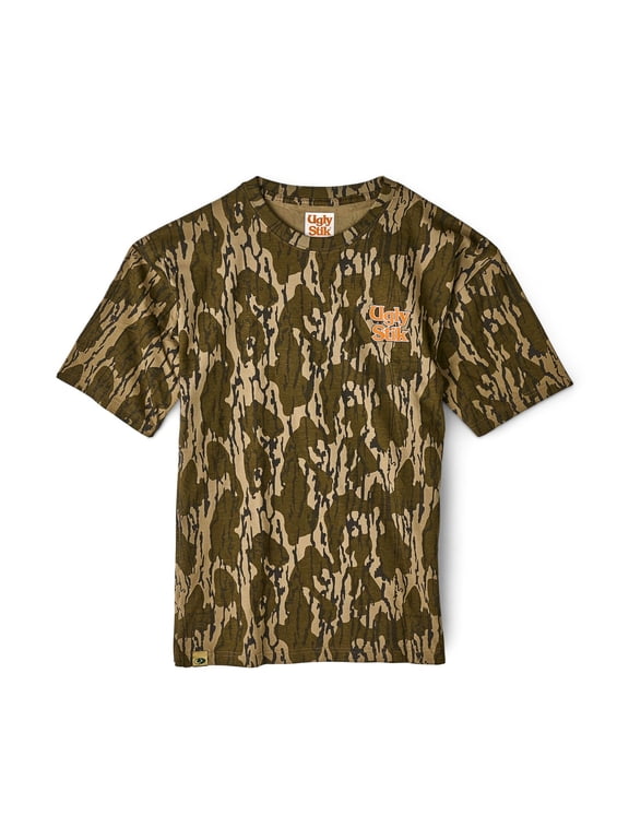 Mossy Oak® Logo Short Sleeve Tee, Bottomland, Size XXXL