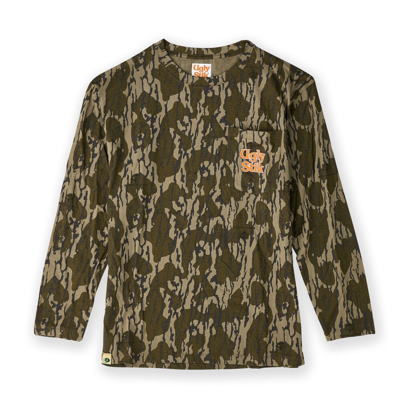 Ugly Stik Mossy Oak® Long Sleeve Tee, Bottomland, Size XL
