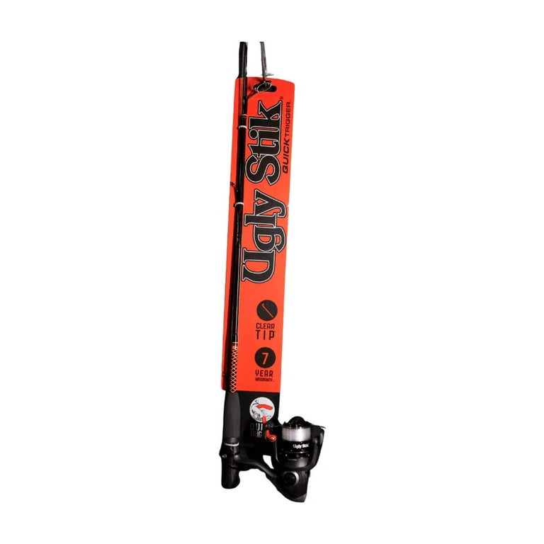 Ugly Stik Quick Trigger Combo, 5' Light Fishing Rod, 30 Size Reel