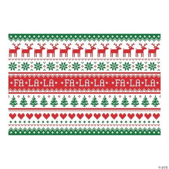 Ugly Sweater Backdrop Banner - Party Decor - 3 Pieces
