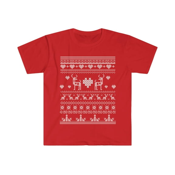 Ugly Sweater Unisex T-shirt S-3XL Holidays Merry Christmas Xmas