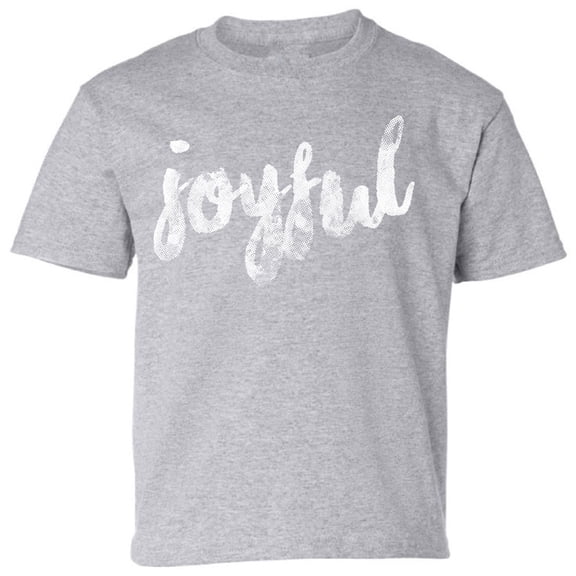 Thanksgiving Day Youth Shirt - Joyful Graphic Tee for Kids Boys Girls XS S M L XL