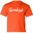 thumbnail image 1 of Thanksgiving Day Youth Shirt - Thankful Graphic Tee for Kids Boys Girls XS S M L XL, 1 of 2