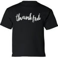 thumbnail image 1 of Thanksgiving Day Youth Shirt - Thankful Graphic Tee for Kids Boys Girls XS S M L XL, 1 of 2