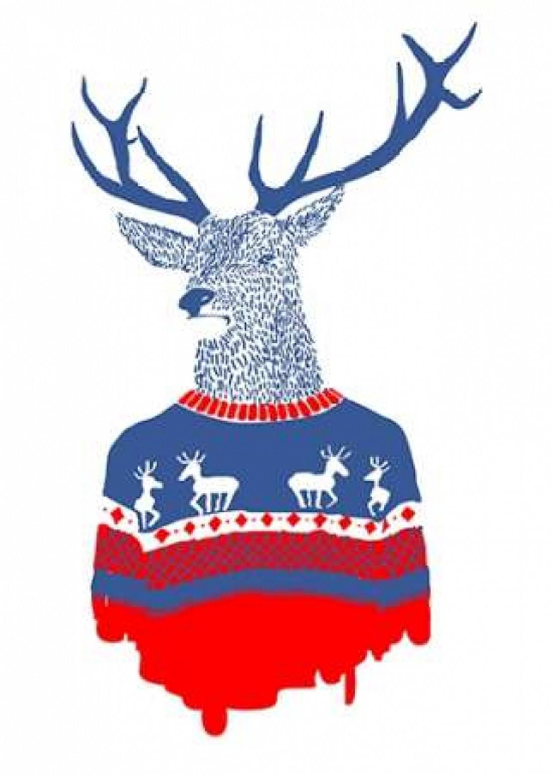 Ugly Winter Pullover Canvas Art - Robert Farkas (20 x 28)