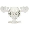 thumbnail image 1 of UglyChristmasSweater Christmas Moose Mug Shot Clear Acrylic Cup, 1 of 6