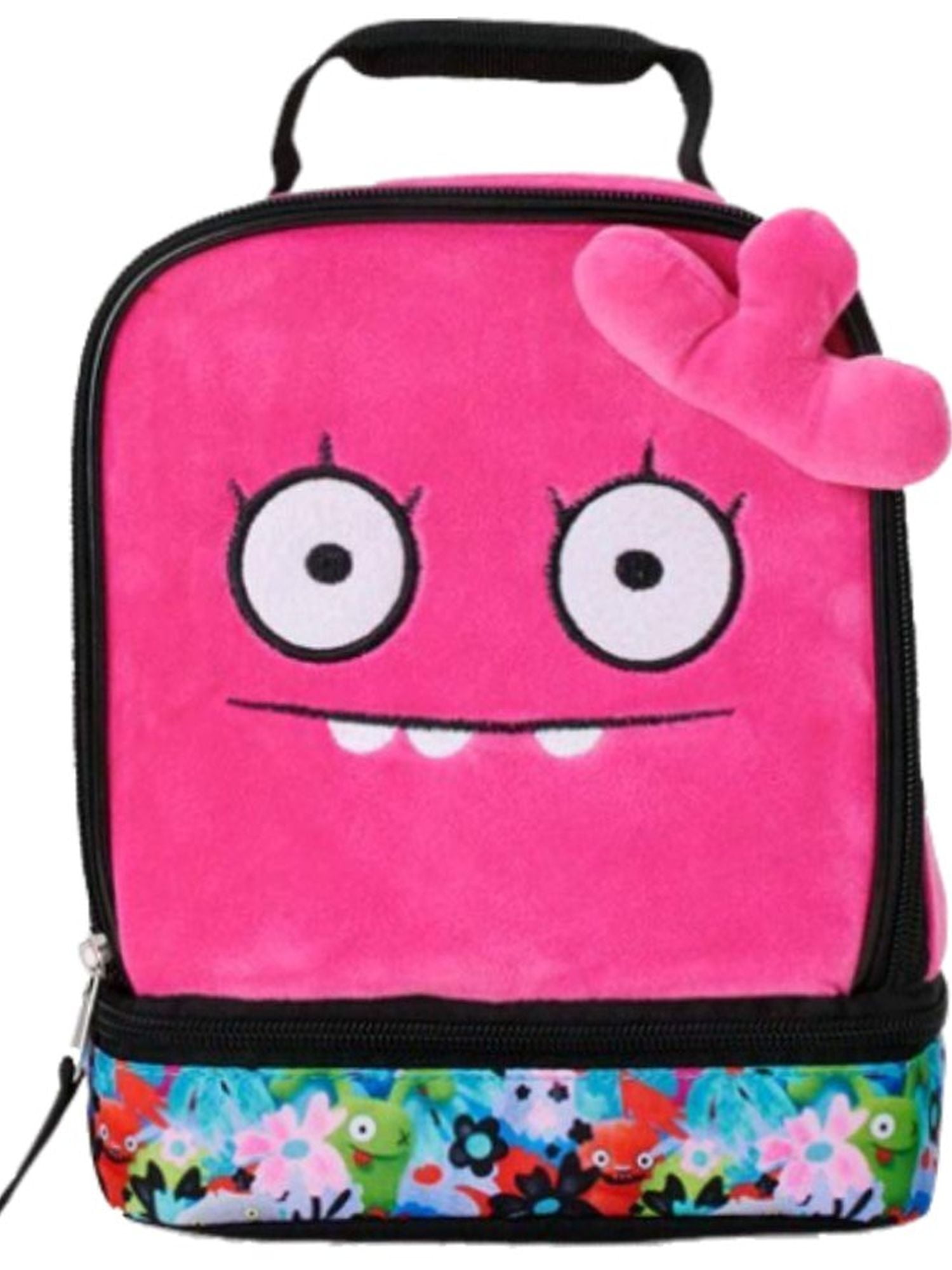 UglyDolls Insulated Lunch Box, Dual Compartment Ugly Dolls Lunch Bag - Lunchbox