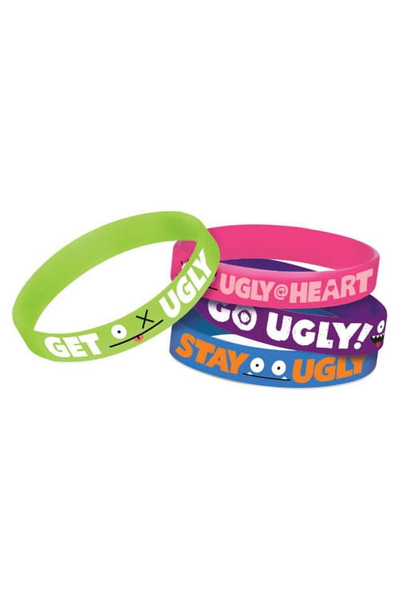 UglyDolls Movie Rubber Bracelets / Favors (4ct)