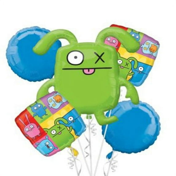 Uglydoll Foil Balloon Bouquet w/ Ribbon (10pc)