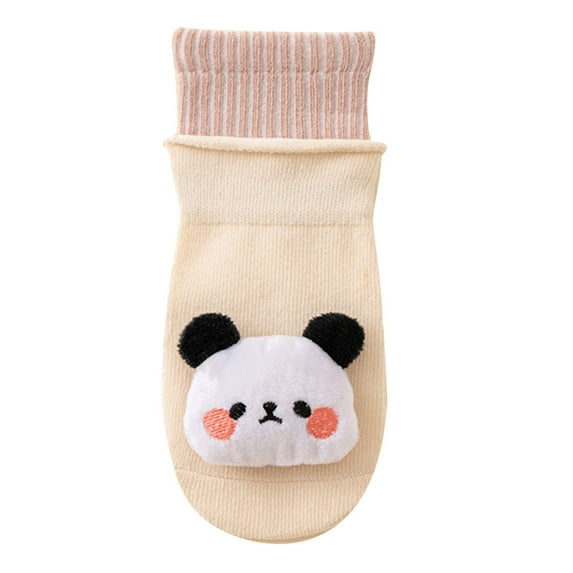 Ugoldhm Baby & Toddler 3D Cartoon Socks - Soft Cozy Non-Slip Loose Socks for Fall Winter Warm