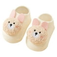 thumbnail image 1 of Ugoldhm Baby & Toddler Thickened Plush Socks - Warm Cotton Soft Winter Non-Slip Socks with Bear Design, 1 of 3