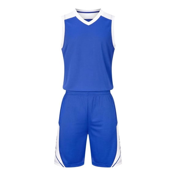 Ugoldhm Boys' Activewear Sets Sports Casual Sleeveless V Neck Summer Tank Top Elastic Waist Shorts Size 4-14