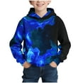 thumbnail image 1 of Ugoldhm Boys Fashion Printed Hooded Shirts Fall Casual Sweatshirt Winter Sports Outerwear 4-14 Years, 1 of 7