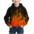 thumbnail image 1 of Ugoldhm Boys Fashion Printed Sweatshirts Fall Casual Hooded Shirts Winter Sports Outerwear 4-14 Years, 1 of 7
