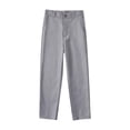 thumbnail image 1 of Ugoldhm Boys Flat Front Uniform Pants - Button Closure Straight Leg Dress Pants for 3-16 Years, 1 of 3