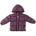 thumbnail image 1 of Ugoldhm Boys Girls Hooded Jacket Cotton Padded Winter Coat Quilted Thermal Outerwear 2T-12Y, 1 of 2