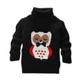 thumbnail image 1 of Ugoldhm Boys Girls Sweaters Turtleneck Cable Knit Printed Thermal Tops Fall Winter Clothes Sizes 1-12, 1 of 3