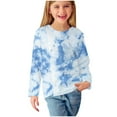 thumbnail image 1 of Ugoldhm Boys Girls Tops Printed Crewneck Long Sleeve Tees Fall Casual Base Layer Undershirt, 1 of 5