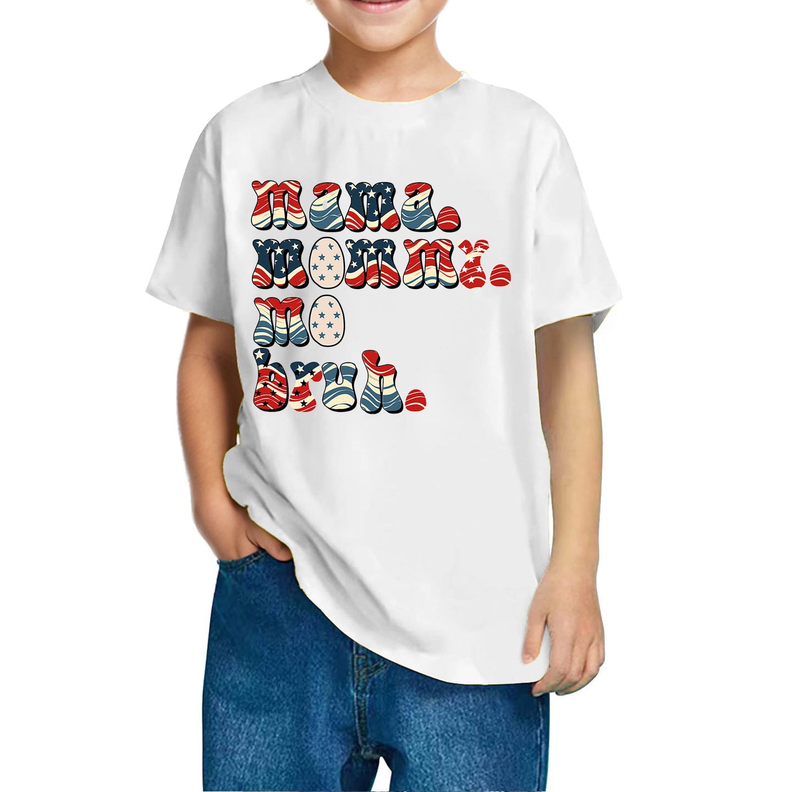 Independence Day Trousers 14 Inch for Boys/Girls White & Green. main image 1