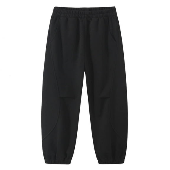Ugoldhm Boys and Girls Joggers Wide Leg Baggy Sweatpants Track Pants Sportswear Daily Wear Sizes 3-15 Years
