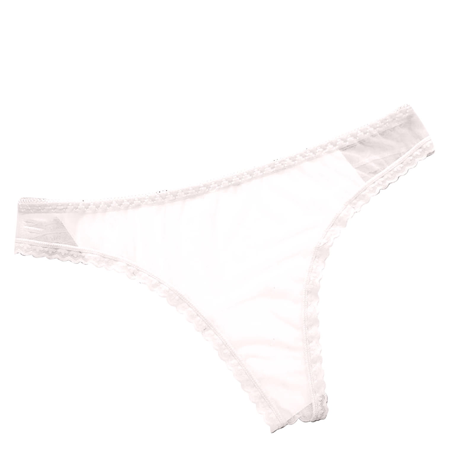 Ugoldhm Cute Underwear for Women Ultra-Sheer Low-Rise Underwear Thong ...