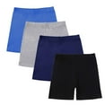 thumbnail image 1 of Ugoldhm Girls 4-Packs Yoga Shorts Comfy Cotton Summer Stretch Athleisure Under Dress Dance Cartwheel Shorts Size 5-14, 1 of 9