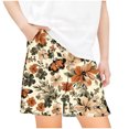 thumbnail image 1 of Ugoldhm Girls Bike Shorts Summer Outdoor Activity Pocket Casual Print Shorts Girls' Fashion 6-13 Years, 1 of 5