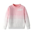 thumbnail image 1 of Ugoldhm Girls Fall Sweaters Color Block Pullover Sweatshirt Winter Thermal Cute Shirts Sizes 3T-13Y, 1 of 4