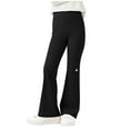 thumbnail image 1 of Ugoldhm Girls High Waisted Flare Leggings - Full Length Bootcut Bell Bottoms for 3-15 Years, 1 of 8
