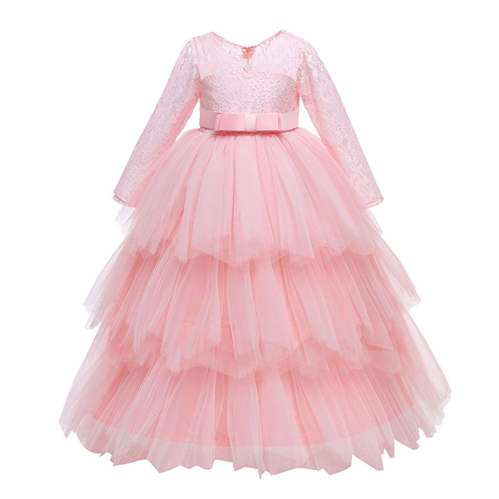 Kids Long Sleeve Halo Dress main image 1