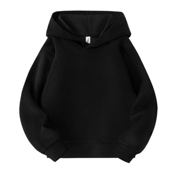 Ugoldhm Girls Trendy Y2K Vintage Sweatshirt Oversized Comfy Pullover Hooded Cute Fashion Top