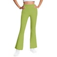 thumbnail image 1 of Ugoldhm Kid & Youth Girls Flare Leggings - Fleece Lined Bell Bottoms Stretchy Pants for Winter Warm, 1 of 7