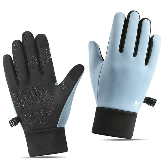 Ugoldhm Kids Cold Weather Outdoor Gloves - Touchscreen Anti-Slip Waterproof for Running, Cycling & Ski