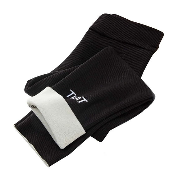 Ugoldhm Kids Fleece Lined Leggings - Fall Winter Cozy Fitted Thick Warm Pants for Age 2-13 Years
