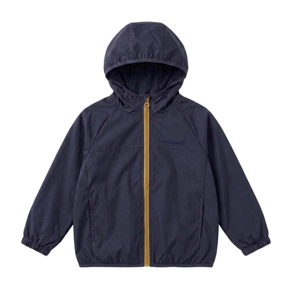 Ugoldhm Kids Hooded Zip‑Up Softshell Jacket, Long‑Sleeve Lightweight Outerwear with Side Pockets for 1-13 Years