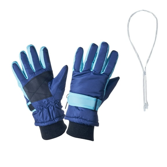 Ugoldhm Kids' Insulated Snow Gloves 3-15Y, Waterproof Warm for Winter Sports & Extreme Cold Weather