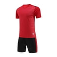 thumbnail image 1 of Ugoldhm Kids Quick Dry Soccer Jersey Set – Crew Neck Short Sleeve Shirt & Athletic Shorts, Sizes 4-13 Years, 1 of 4