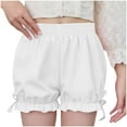 thumbnail image 1 of Ugoldhm Kids Shorts Girls Summer Everyday Casual Loose Breathable Bohemian Style Lace Trim Shorts Size 4-16, 1 of 7