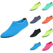 Ugoldhm Kids Solid Aqua Shoes Socks Boys Girls Non-Slip Swim Shoes for Beach, Pool & Boating (3-11 Years)