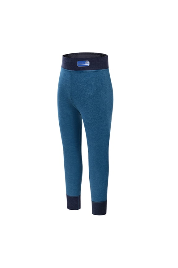Kids & Teens Thermal Long Johns - Midweight Cozy Fitted Base Layer Pants for Fall Winter