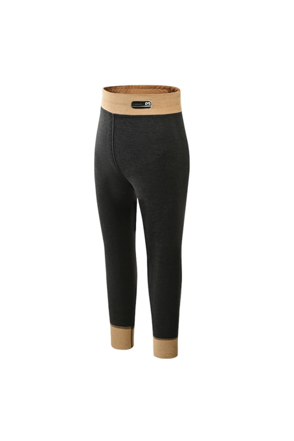 Kids Thermal Long Johns - Midweight Cozy Fitted Base Layer Pants for Fall Winter, Sizes 3-17 Years