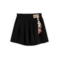 thumbnail image 1 of Ugoldhm Little Girls Shorts Thin Ice Silk Casual Summer Knee-Length Shorts Size 3-14, 1 of 4