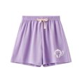 thumbnail image 1 of Ugoldhm Little Girls Soft Comfy Shorts with Drawstring Summer Casual Beach Sports Pants Size 5-10, 1 of 3