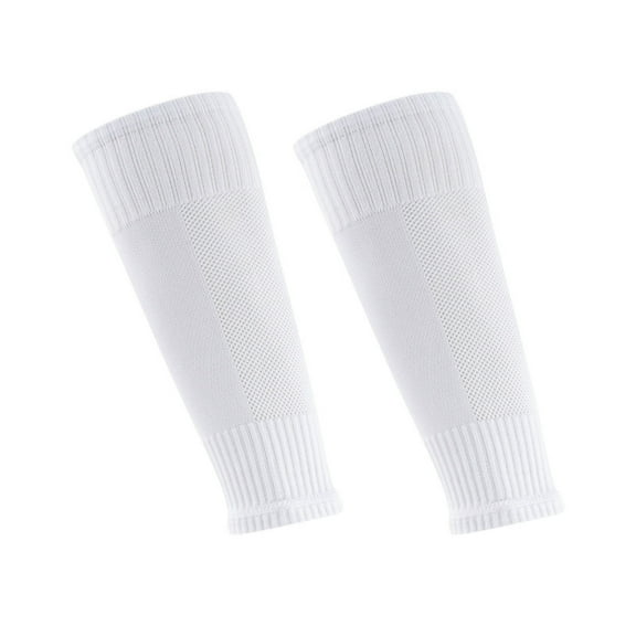 Ugoldhm Soccer Leg Sleeves, Pre-Cut Shin Guard Sleeves Compatible with Grip Socks, Sizes 6-14 Years
